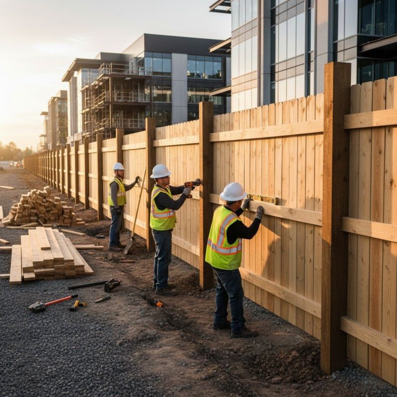 Concrete Fence Installation